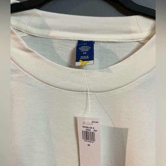 Old Navy Long Sleeve Live In Cropped French Terry Sweater! - Picture 9 of 11